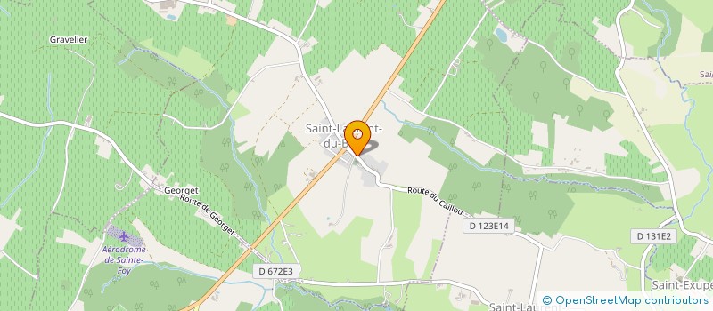 localisation de l'entreprise DEBAT-GOUAULT  SAINT-LAURENT-DU-BOIS