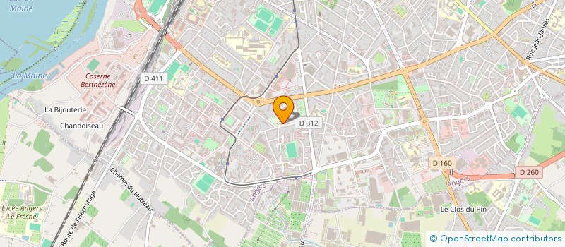 localisation de l'entreprise DEBAT PHILO à ANGERS