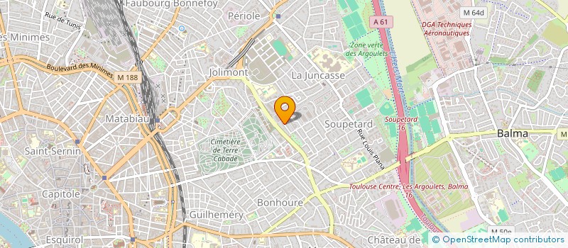 localisation de l'entreprise DEBAT SERRE à TOULOUSE