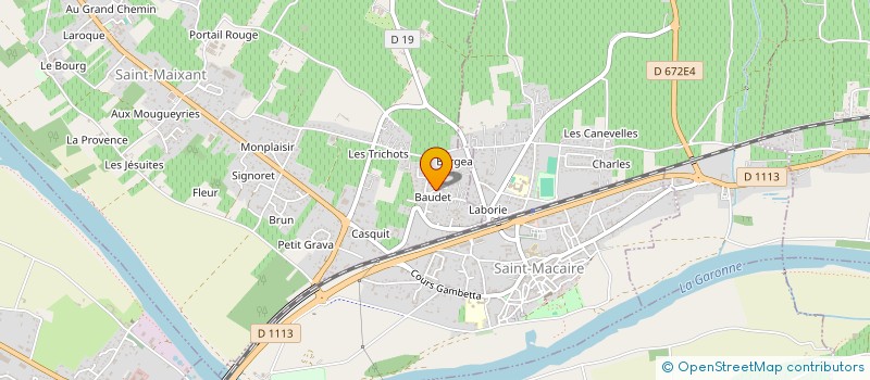 localisation de l'entreprise DEBATY ELEC à SAINT-MAIXANT