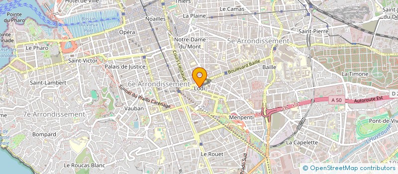 localisation de l'entreprise DEBAUCHE  MARSEILLE