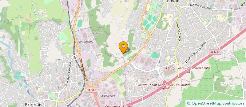 localisation de l'entreprise DEBAUGE PATRIMOINE  SAINT-GENIS-LAVAL