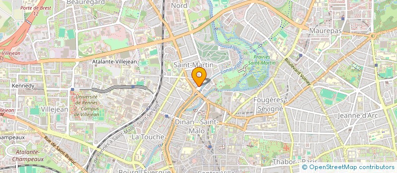 localisation de l'entreprise DEBBA  RENNES