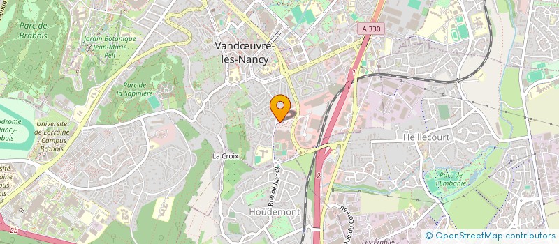 localisation de l'entreprise DEBBICHE  VANDUVRE-LES-NANCY