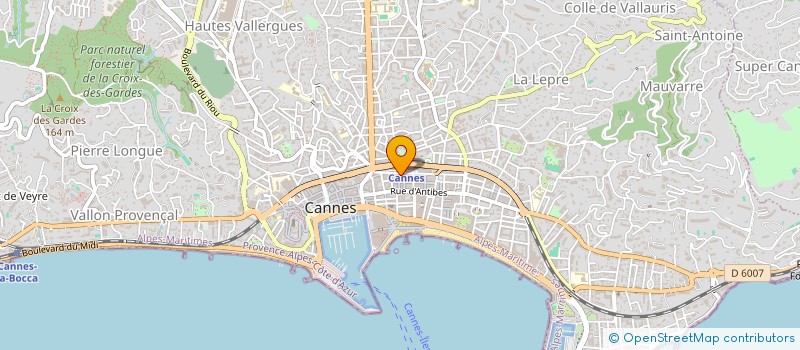 localisation de l'entreprise DEBBY BLUE à CANNES
