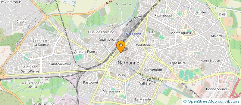 localisation de l'entreprise DEBBY CONCEPT STORE à NARBONNE