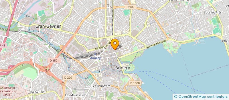 localisation de l'entreprise DEBBY NUTRIFOOD  ANNECY