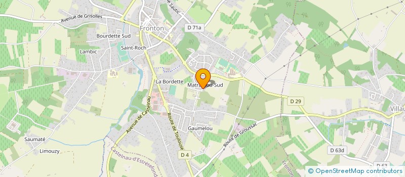 localisation de l'entreprise DEBC à AUCAMVILLE