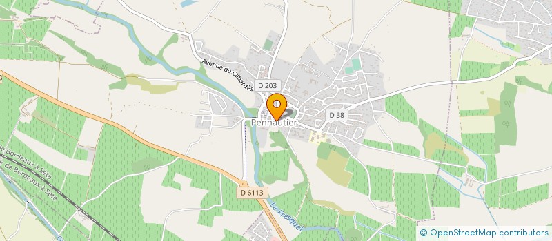 localisation de l'entreprise DEBEAU à PENNAUTIER
