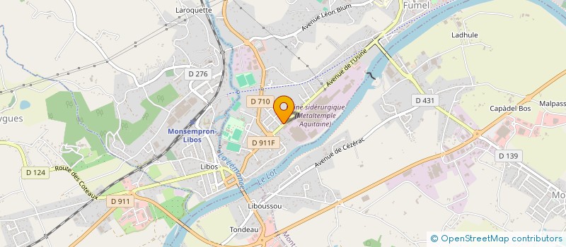 localisation de l'entreprise DEBEAU-MARTIN  FUMEL