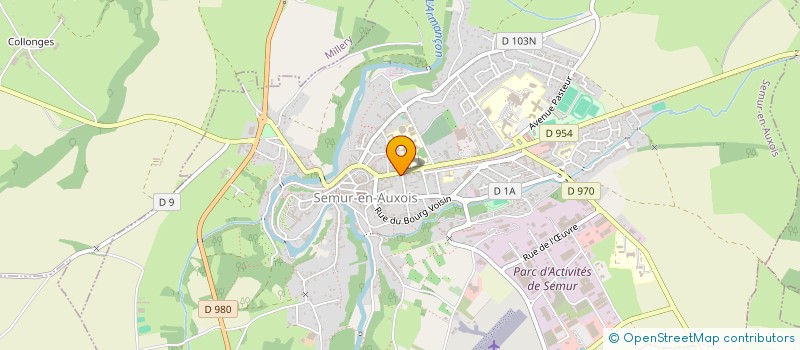 localisation de l'entreprise DEBEAUPUIS VIRGINIE  SEMUR-EN-AUXOIS