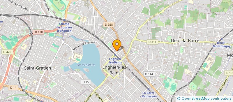 localisation de l'entreprise DEBEAUVAIS MULTISERVICES à ENGHIEN-LES-BAINS