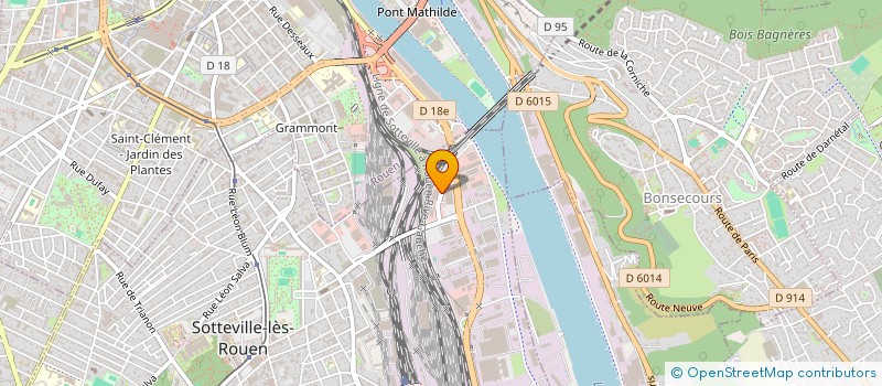 localisation de l'entreprise DEBEAUX NORMANDIE  SOTTEVILLE-LES-ROUEN