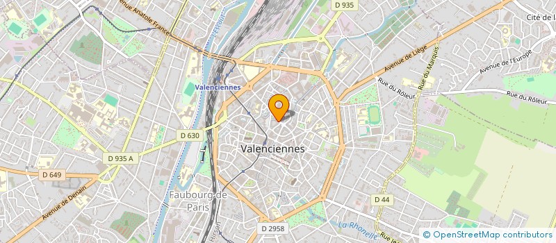 localisation de l'entreprise DEBEER DIFFUSION  VALENCIENNES