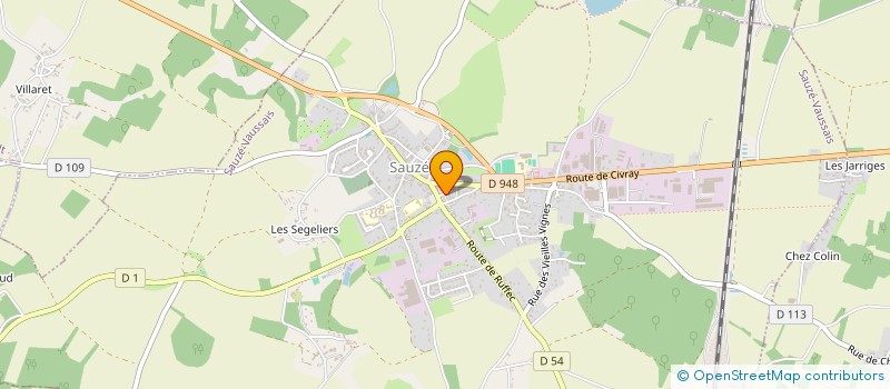 localisation de l'entreprise DEBENEST ET FILS  SAUZE-VAUSSAIS