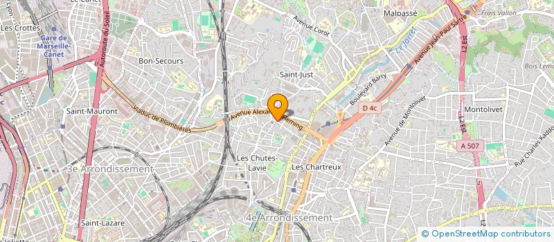 localisation de l'entreprise DEBER  MARSEILLE