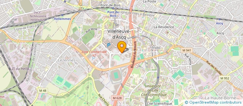 localisation de l'entreprise DEBERG ET ASSOCIES SARL à LAMBERSART