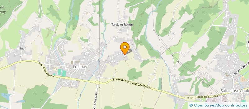 localisation de l'entreprise DEBERGE  LUZINAY