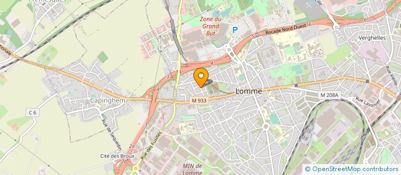 localisation de l'entreprise DEBERRE à LILLE