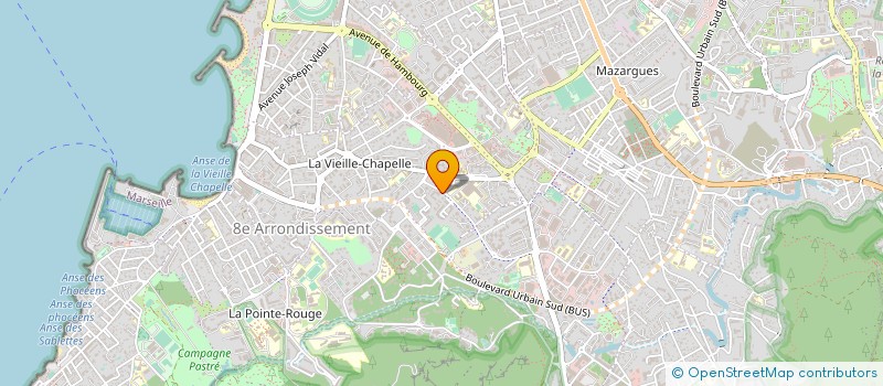 localisation de l'entreprise DEBESSEL COUVERTURE à MARSEILLE
