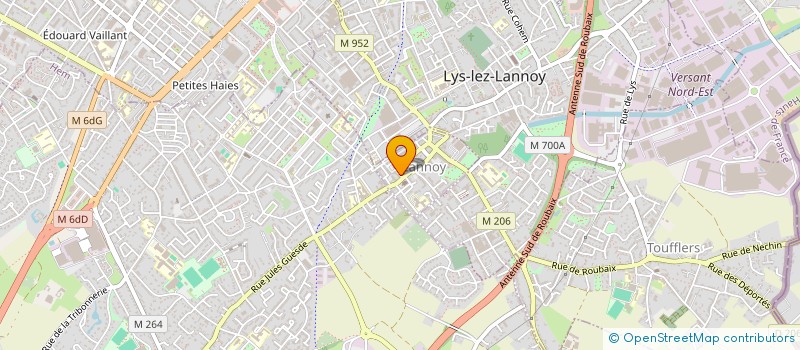 localisation de l'entreprise DEBEUGNY CONSULTING  LANNOY