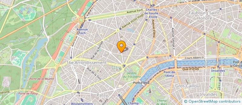localisation de l'entreprise DEBIAIS POINCARE à PARIS