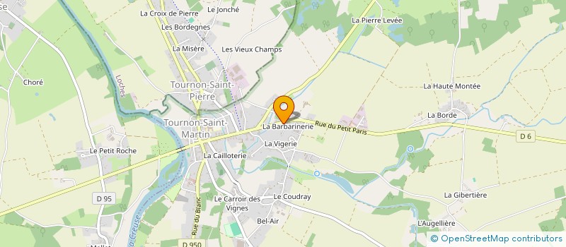 localisation de l'entreprise DEBIEN DIMITRI à TOURNON-SAINT-MARTIN