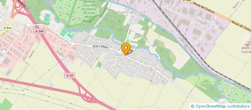 localisation de l'entreprise DEBIEUVRE IMMO  TAISSY