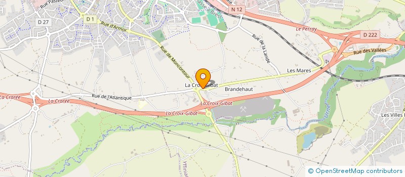 localisation de l'entreprise DEBINOS à TREGUEUX