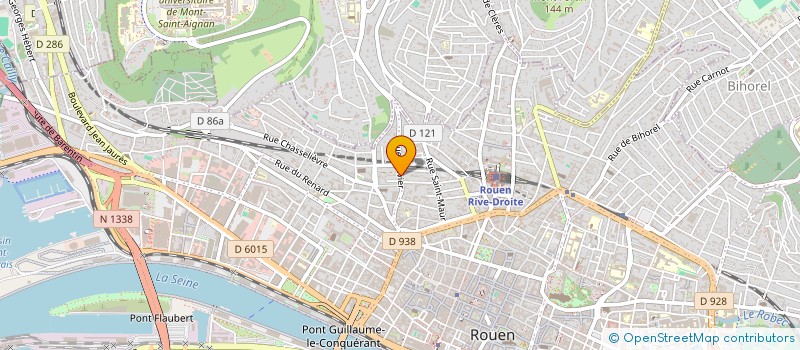 localisation de l'entreprise DEBINVEST à ROUEN