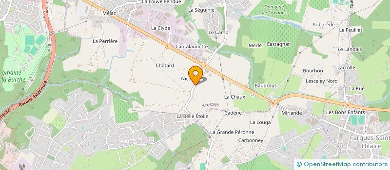 localisation de l'entreprise DEBIT CONSULTING  TRESSES