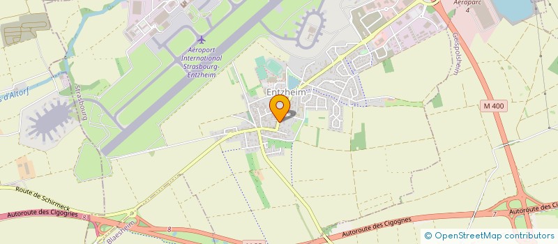 localisation de l'entreprise DEBIT DE VINS RESTAURANT STEINKELLER  ENTZHEIM