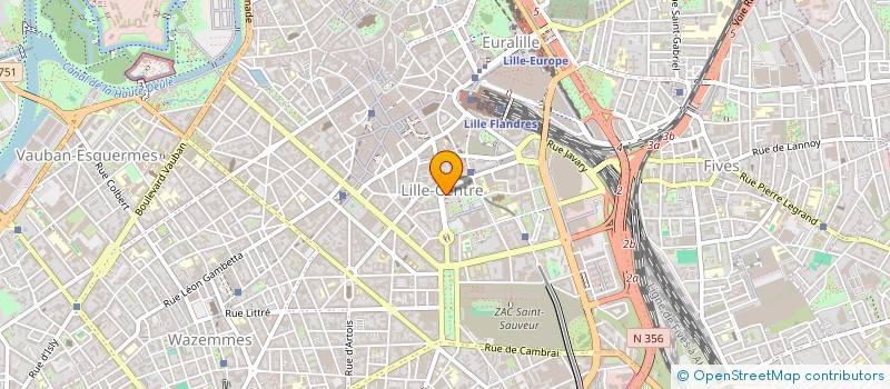 localisation de l'entreprise DEBLACQUER PAVILLONS à LILLE