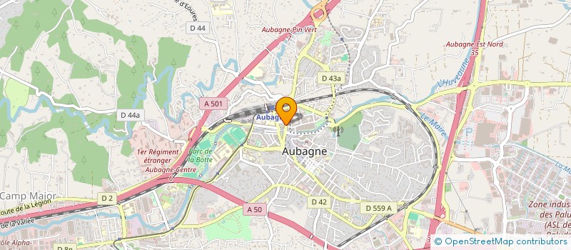 localisation de l'entreprise DEBLEVID DE PERE EN FILS à AUBAGNE