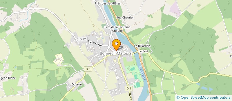 localisation de l'entreprise DEBLILI  BONNEUIL-MATOURS