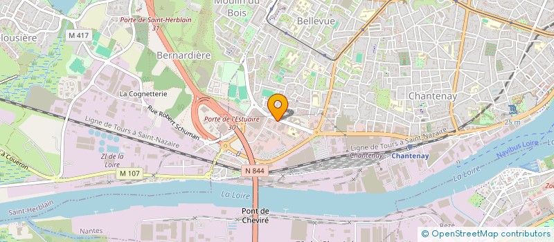 localisation de l'entreprise DEBLOCK à NANTES