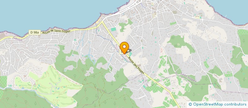 localisation de l'entreprise DEBLUD à SAINT-TROPEZ