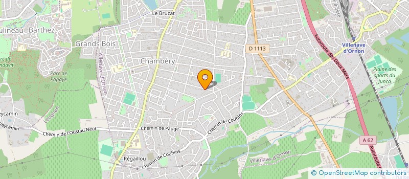 localisation de l'entreprise DEBOEUF SARL  VILLENAVE-D'ORNON