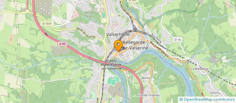 localisation de l'entreprise DEBOIS-IMMOBILIER à VALSERHONE