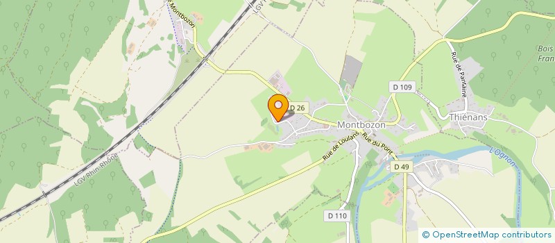 localisation de l'entreprise DEBOIS-SERVOLLE IMMOBILIER  MONTBOZON