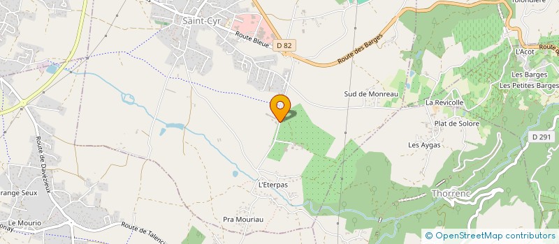 localisation de l'entreprise DEBOISEC à SAINT-CYR