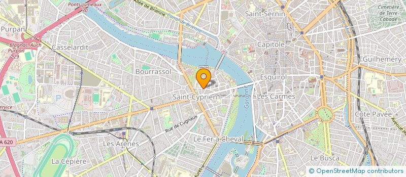 localisation de l'entreprise DEBON à TOULOUSE