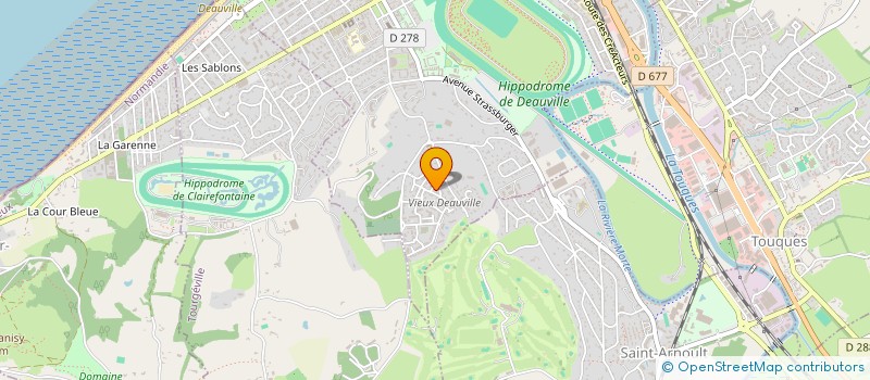 localisation de l'entreprise DEBONAT à DEAUVILLE