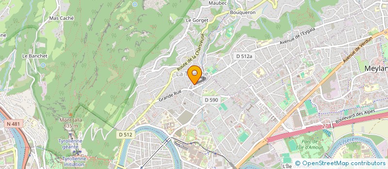 localisation de l'entreprise DEBORAH  LA TRONCHE