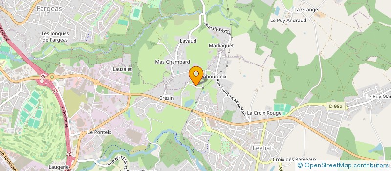 localisation de l'entreprise DEBORAH  FEYTIAT