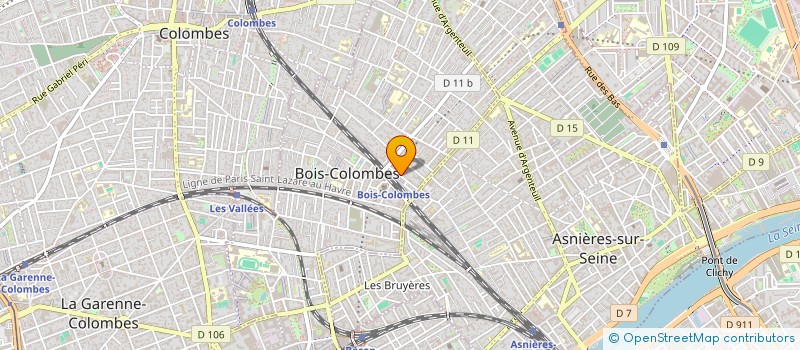 localisation de l'entreprise DEBORAH B  BOIS-COLOMBES