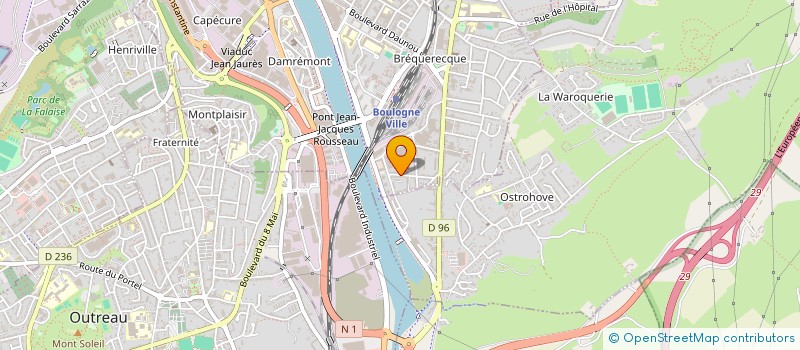 localisation de l'entreprise DEBORAH'BAT à BOULOGNE-SUR-MER
