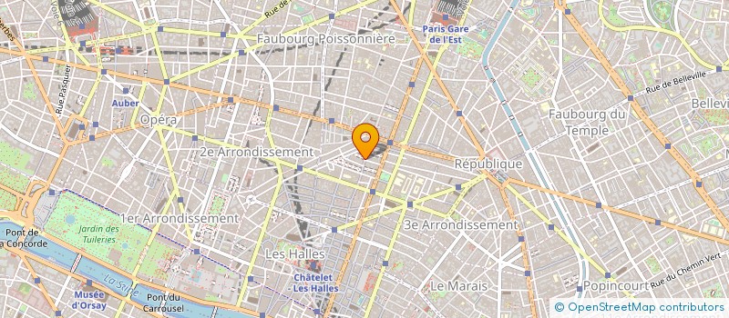 localisation de l'entreprise DEBORAH BIS à PARIS