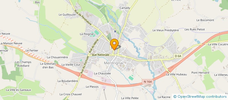 localisation de l'entreprise DEBORAH CONDUITE  MERDRIGNAC