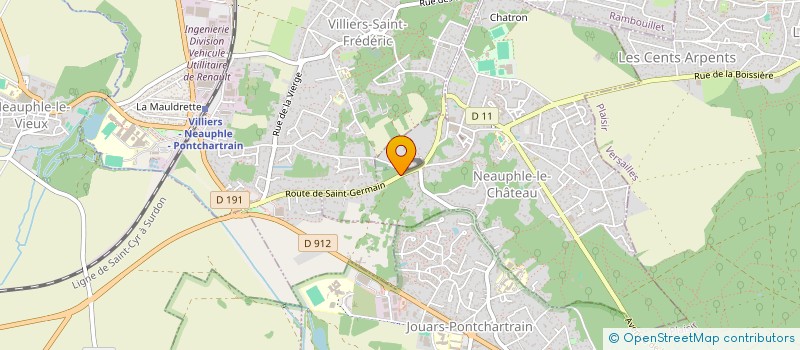 localisation de l'entreprise DEBORAH MANAGEMENT  VILLIERS-SAINT-FREDERIC